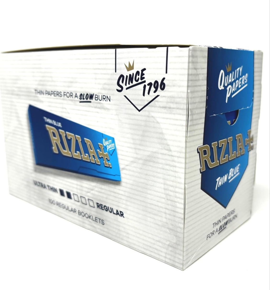 Blue rolling papers standard size